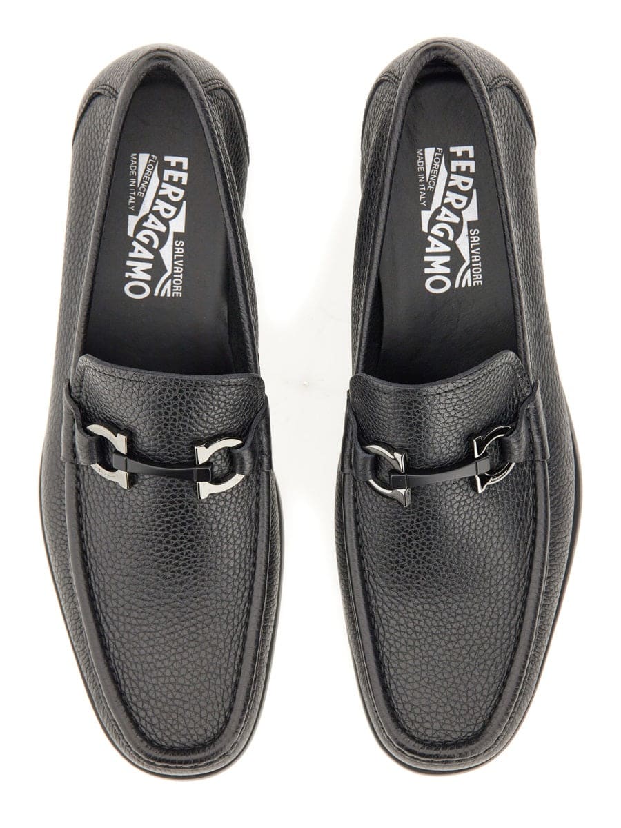 Ferragamo Ornament Gancini Hook Moccasins for Men | Banlieue91