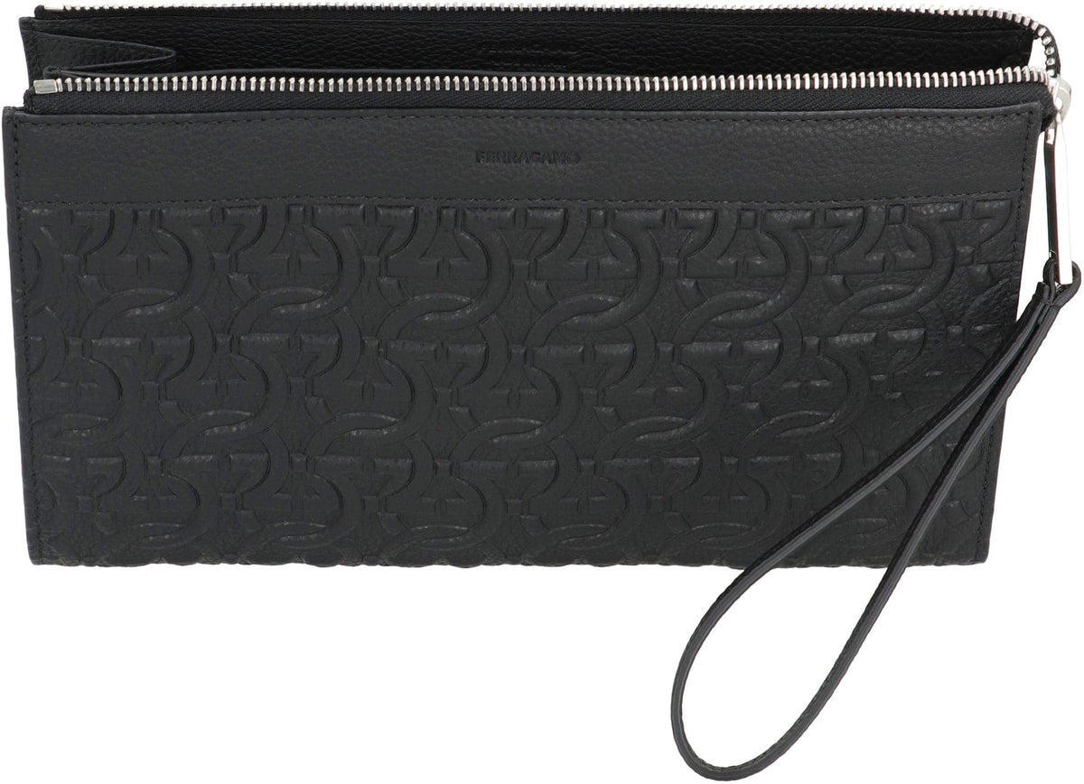 Ferragamo Travel Document Holder with Gancini Hook - 25 CM | Banlieue91