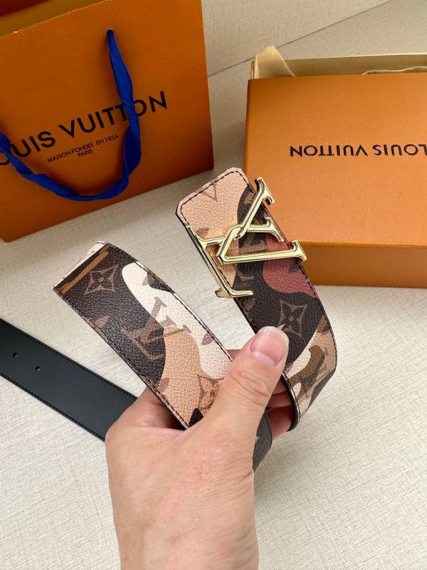 Louis Vuitton LV Initials Reversible Belt 'Brown' - Banlieue91