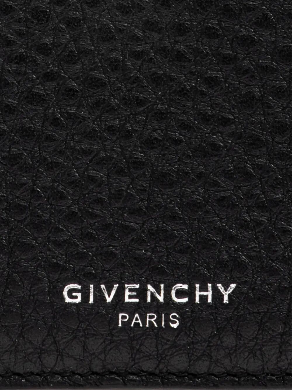 GIVENCHY Mini Grain Leather Card Holder with Zip - SS26 | Banlieue91