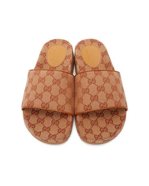 GUCCI Men's Luxury Leather Slippers - New with Tags and Box - Banlieue91 -