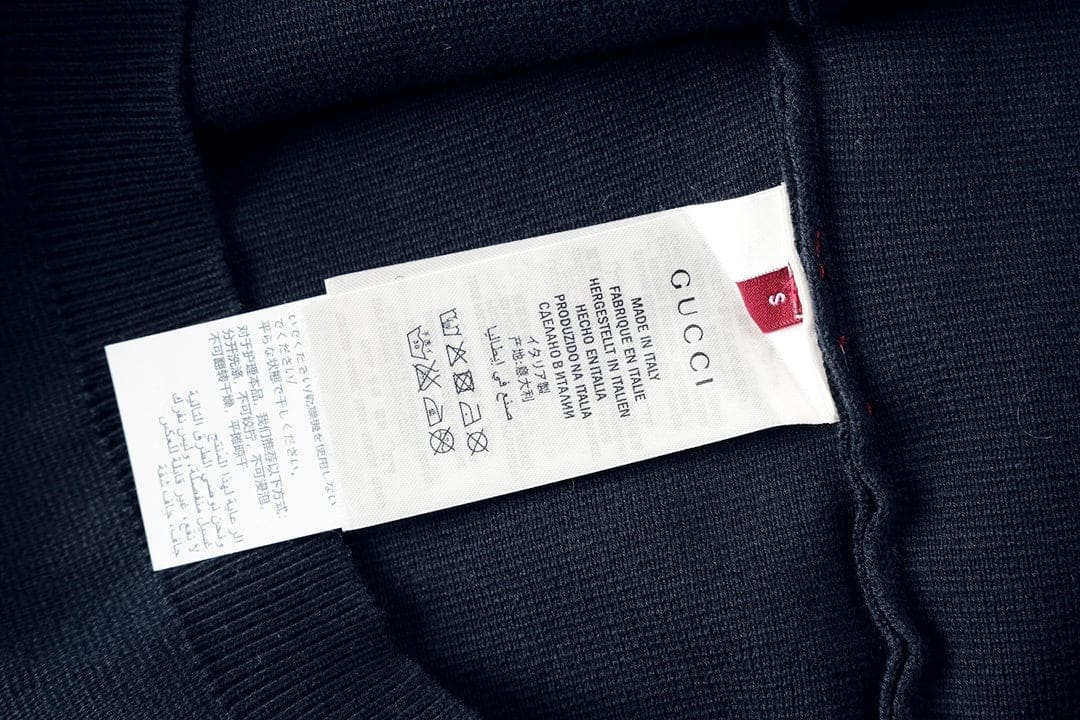 Gucci Black T-Shirt No Collar | Luxury Cotton Streetwear | Banlieue91