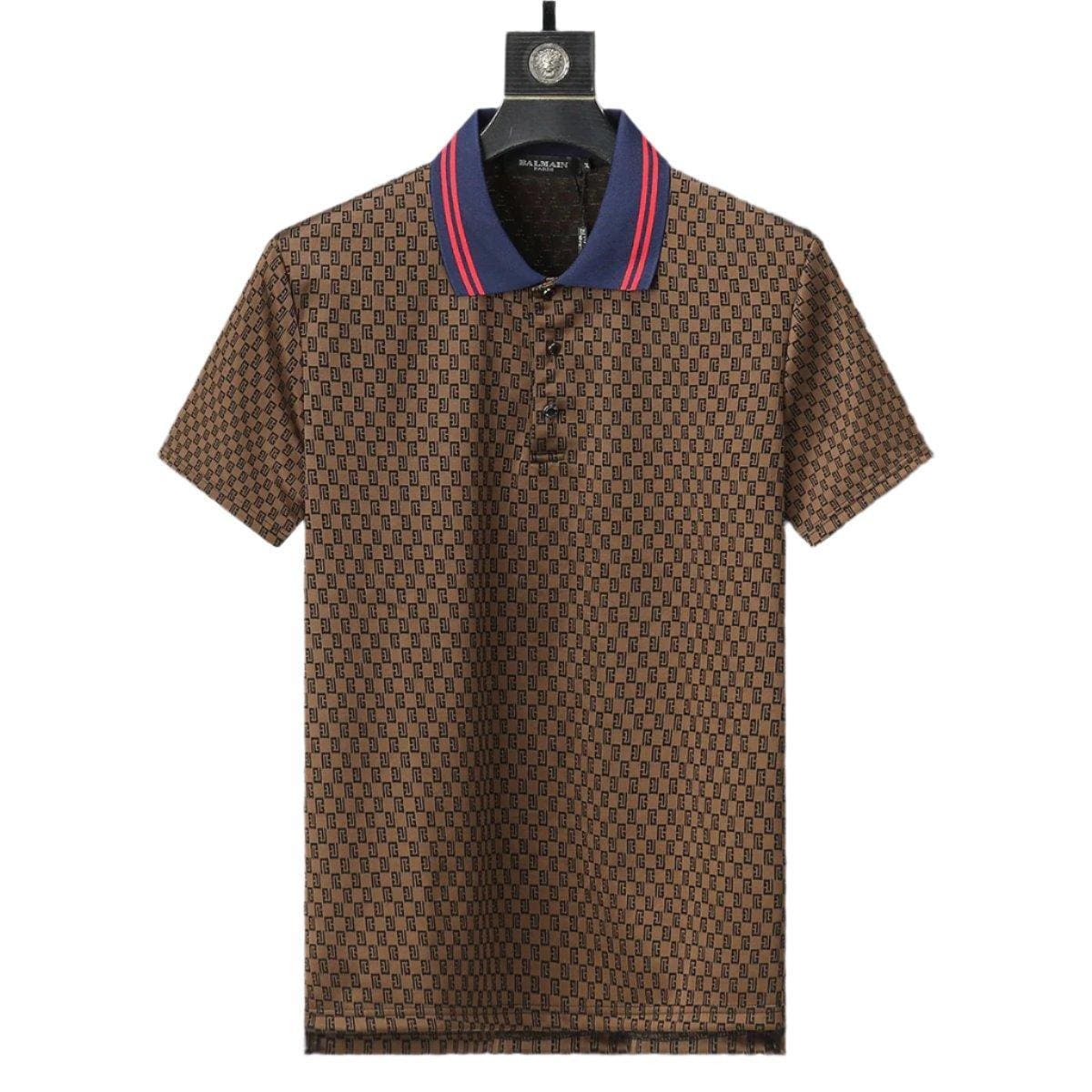 Gucci Brown T-shirt with a collar | Banlieue91
