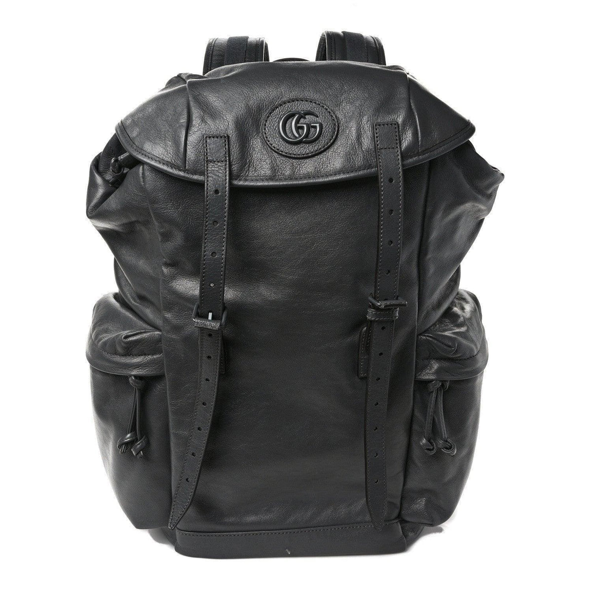 Gucci Calfskin Monochrome Double G Backpack | Banlieue91