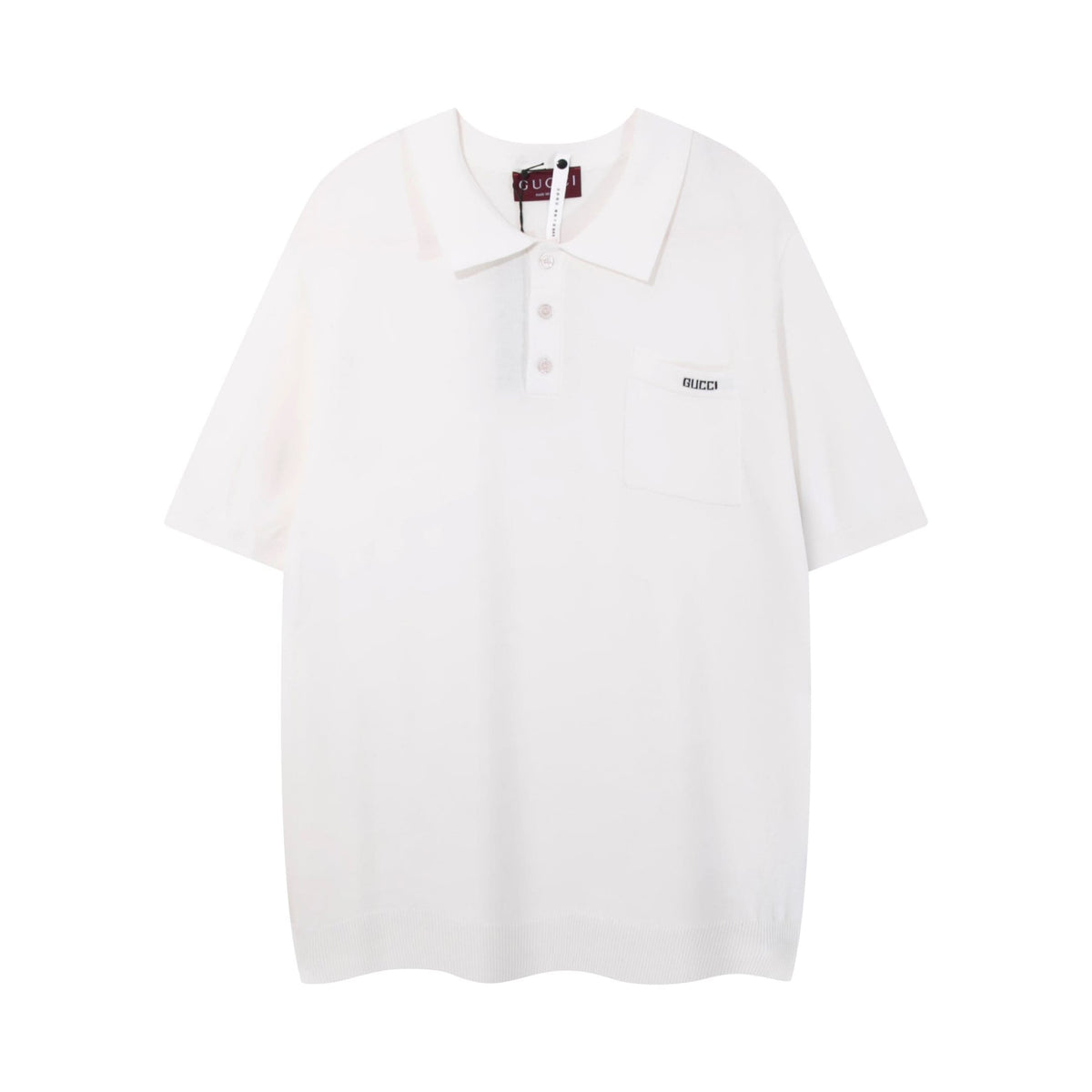 Gucci Collar T-Shirt - Premium Cotton White Tee | Banlieue91