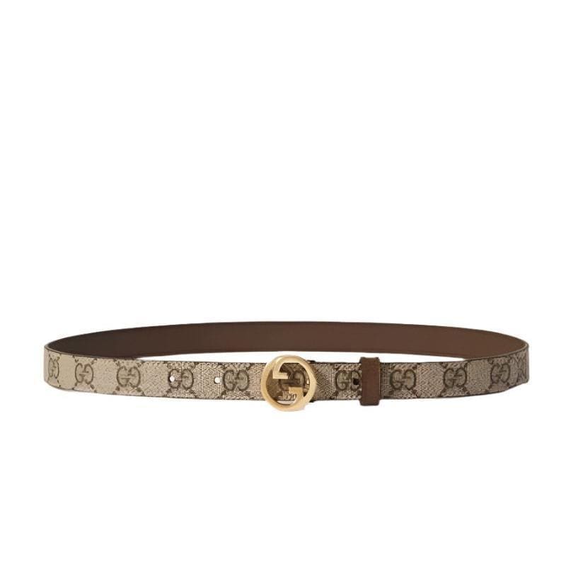 GUCCI Embellished coated-canvas and leather belt | Banlieue91