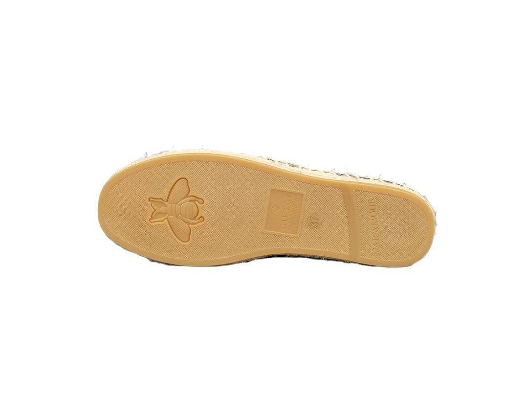 Gucci GG Matelassé Espadrille Marmont Flat Slip On | Banlieue91
