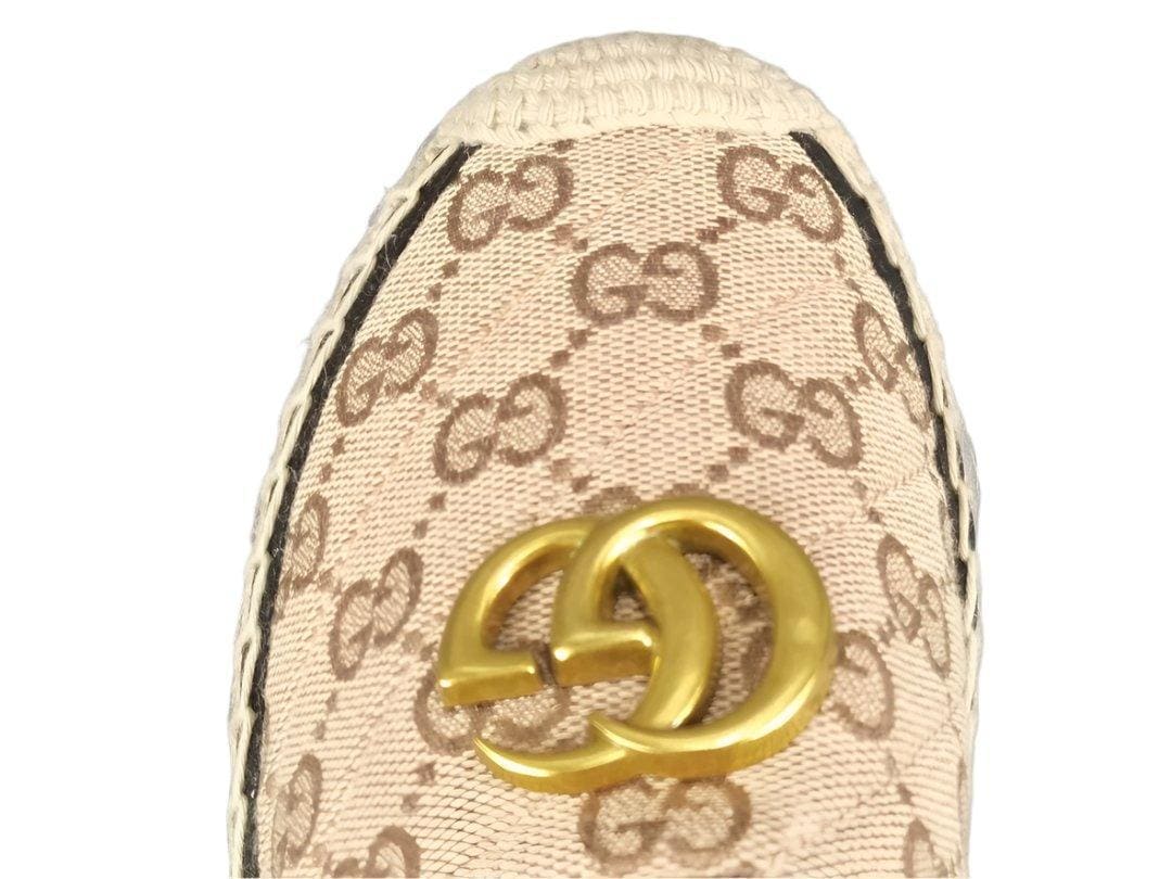 Gucci GG Matelassé Espadrille Marmont Flat Slip On | Banlieue91