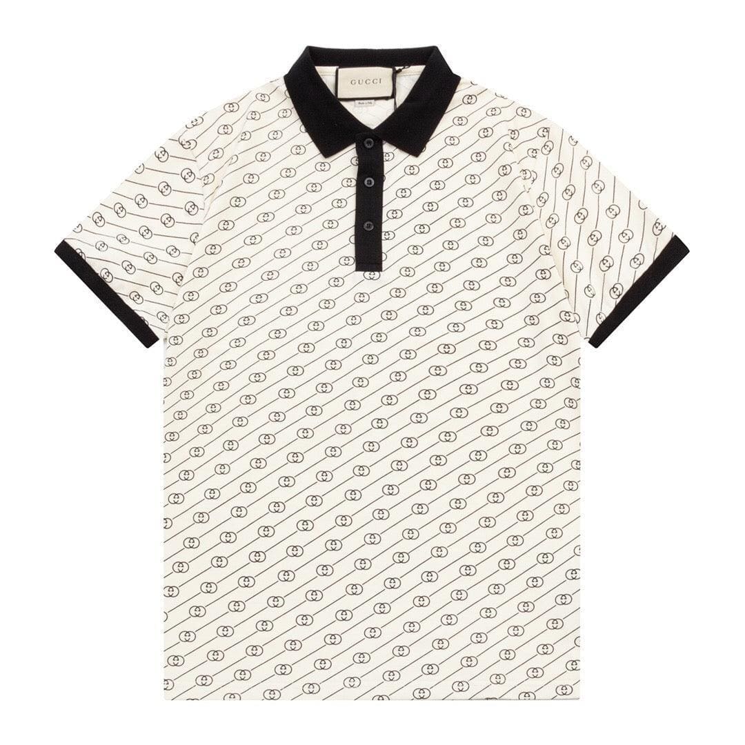 Gucci Light Beige T-shirt with a collar | Banlieue91