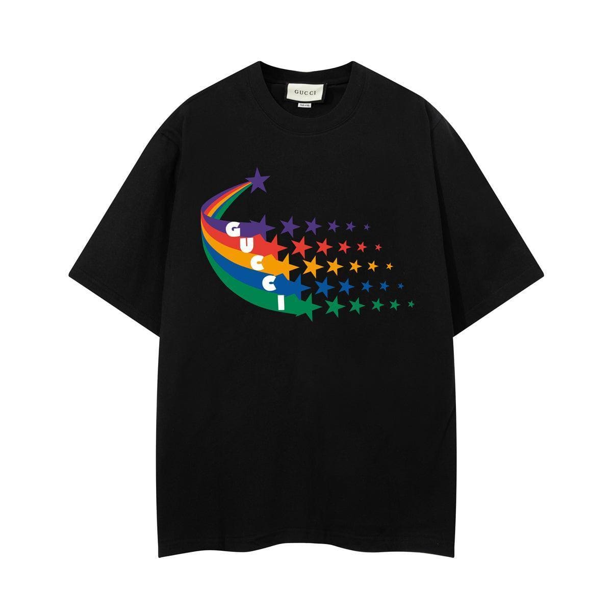 Gucci Multicolor T-Shirt | Crew Neck Cotton Comfort | Luxury Casual Wear | Banlieue91