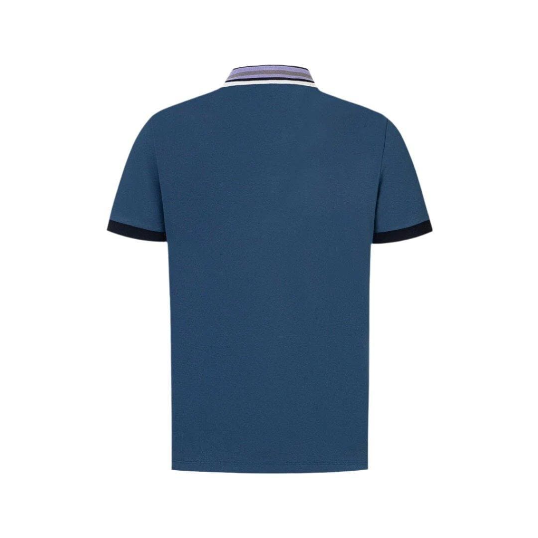 Gucci Navy Blue T-shirt with a collar | Banlieue91
