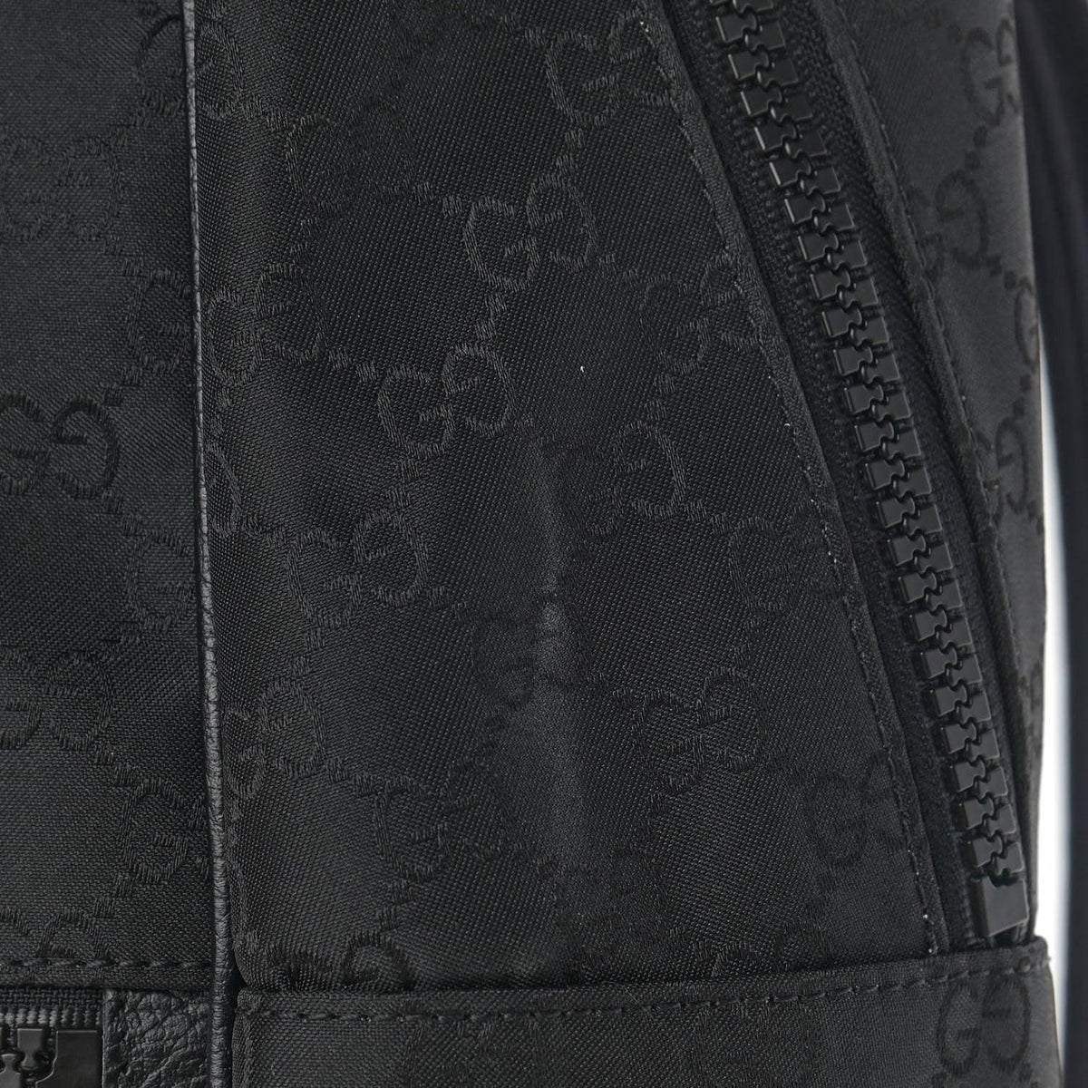 Gucci Nylon Monogram Slim Backpack Black | Banlieue91