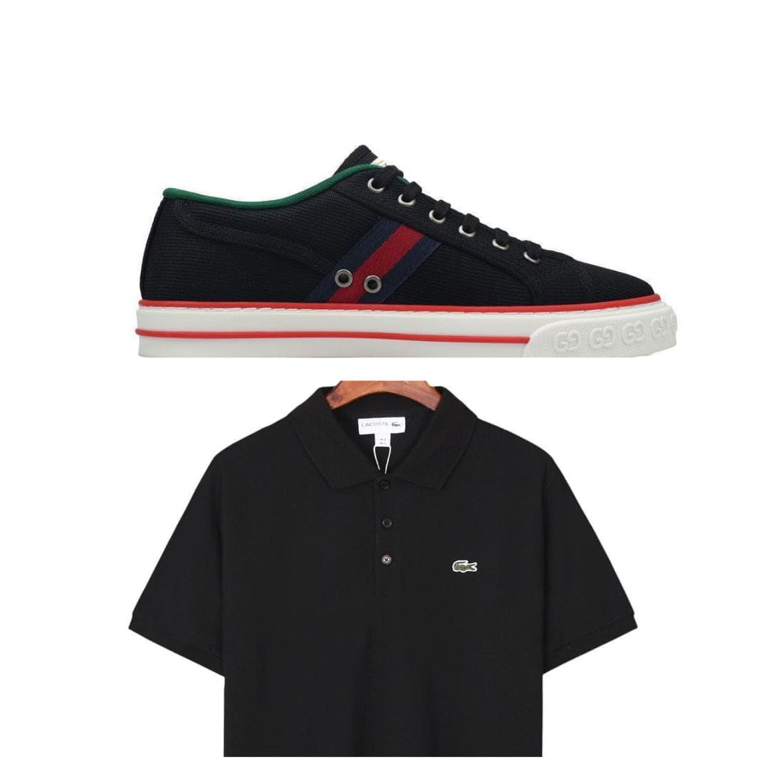 Gucci Sneakers & Lacoste T-shirt Bundle | Banlieue91