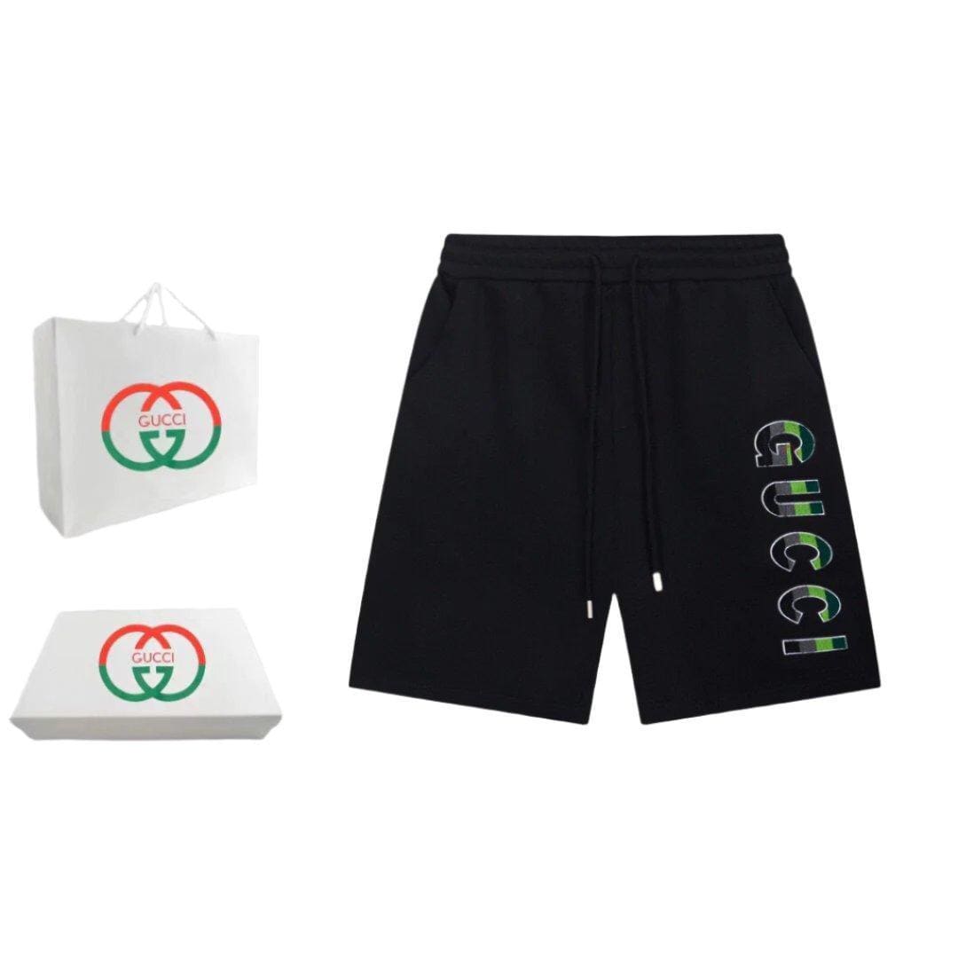 Gucci Sport Short Pant 'Black/Green' | Banlieue91