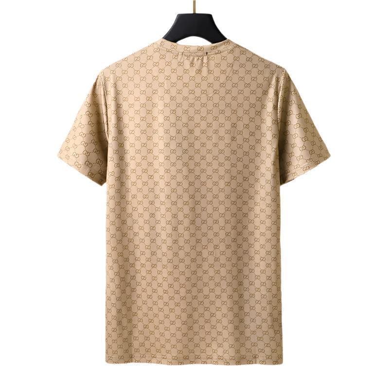 Gucci T-Shirt Beige Crew Neck - Luxury Cotton Essential | Banlieue91