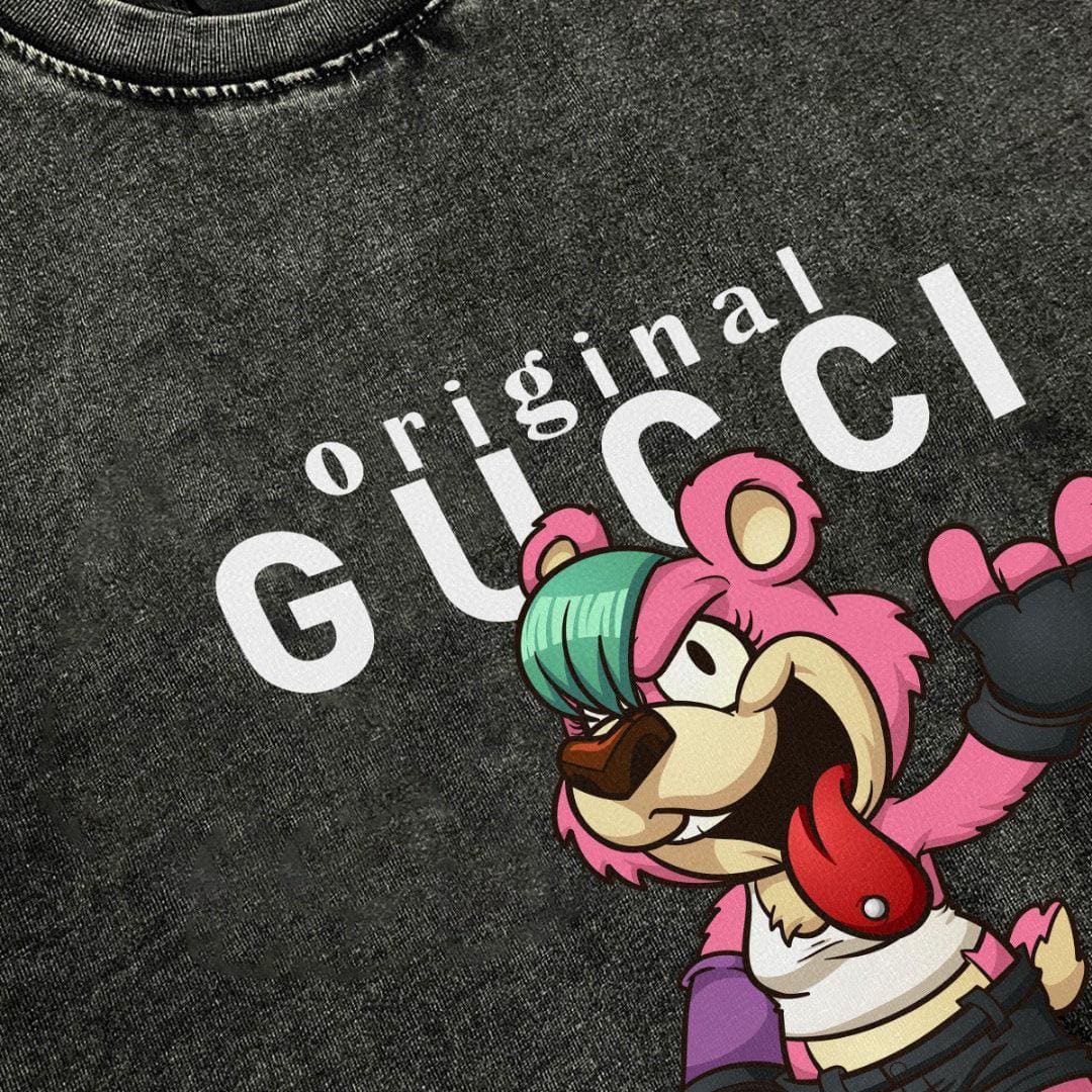 Gucci T-Shirt Smoke Black – Luxury Cotton Crew Neck Tee | Banlieue91