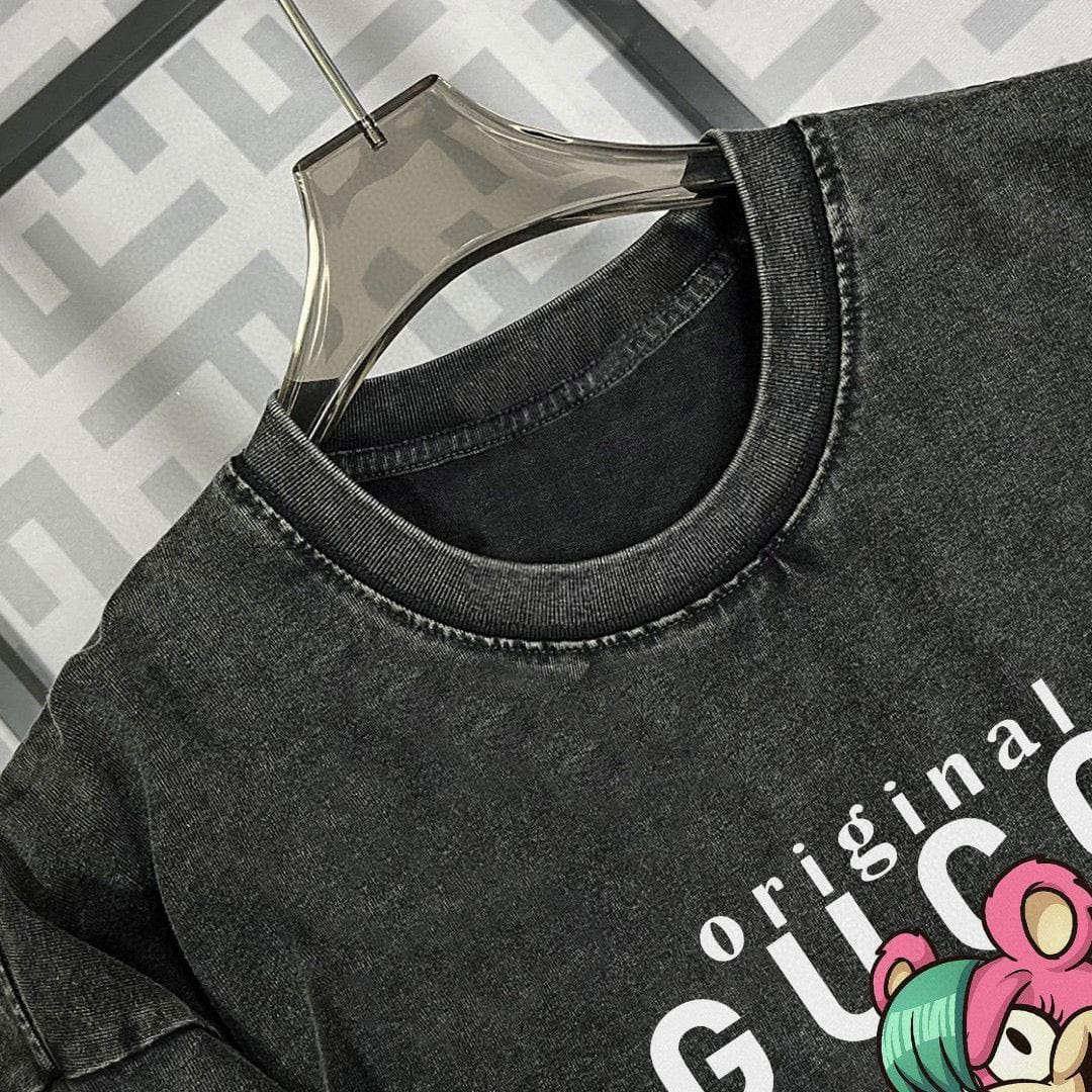 Gucci T-Shirt Smoke Black – Luxury Cotton Crew Neck Tee | Banlieue91