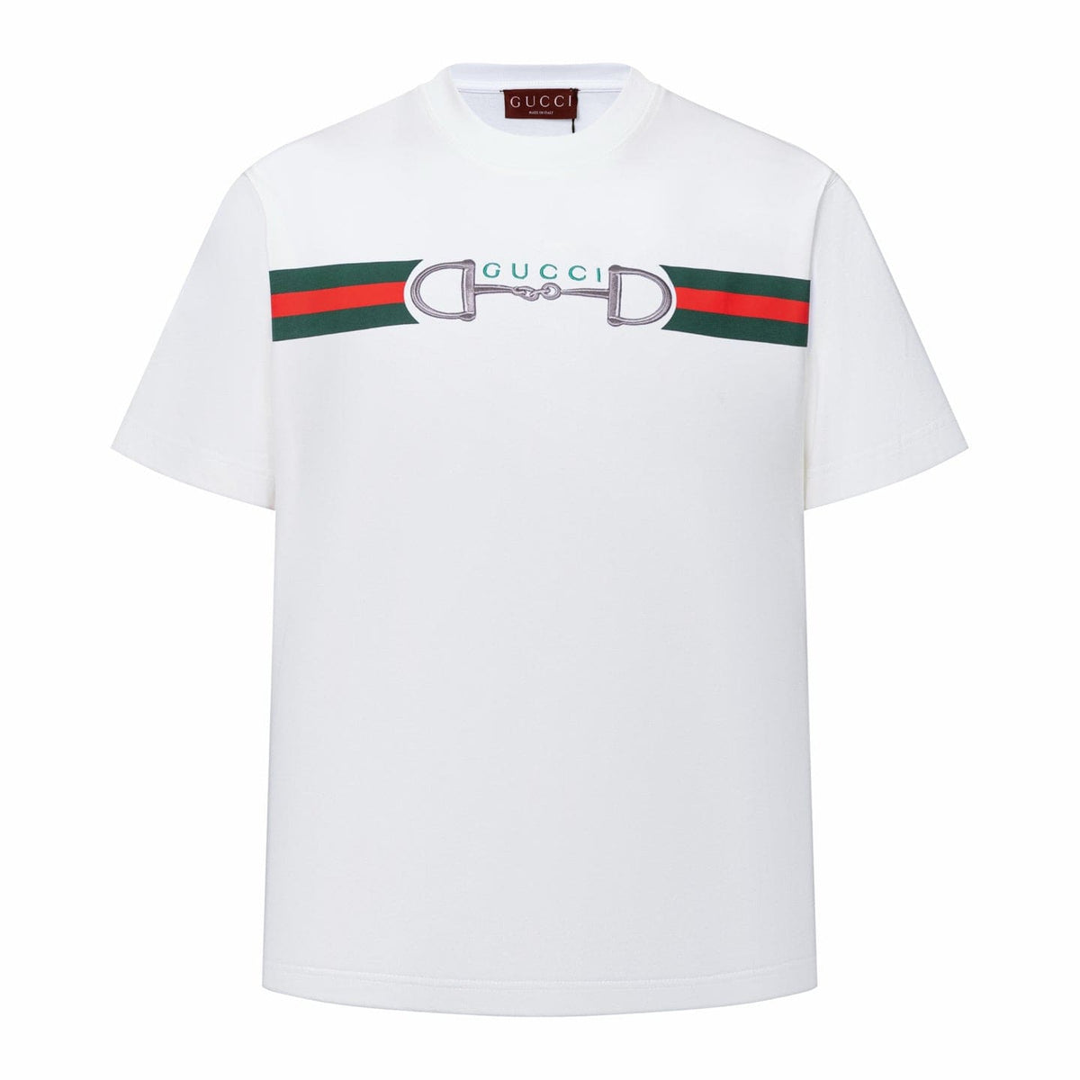 Gucci T-Shirt White Crewneck - Luxury Cotton Comfort & Style | Banlieue91