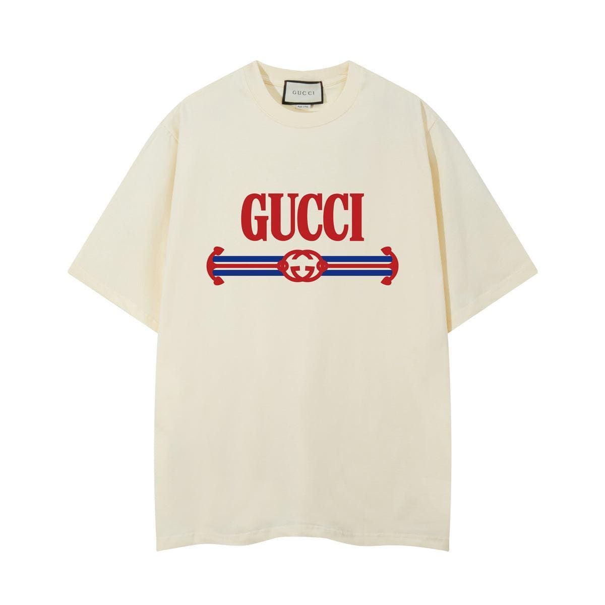 Gucci T-Shirt Without Collar 'Beige' | Banlieue91