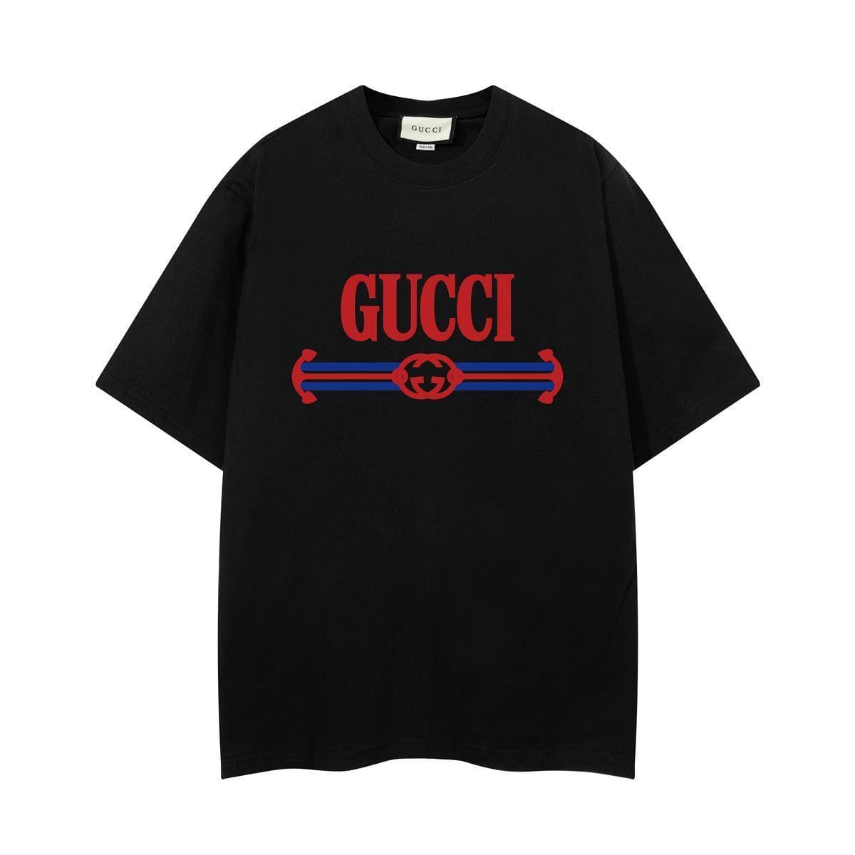 Gucci T-Shirt Without Collar 'Black' | Banlieue91