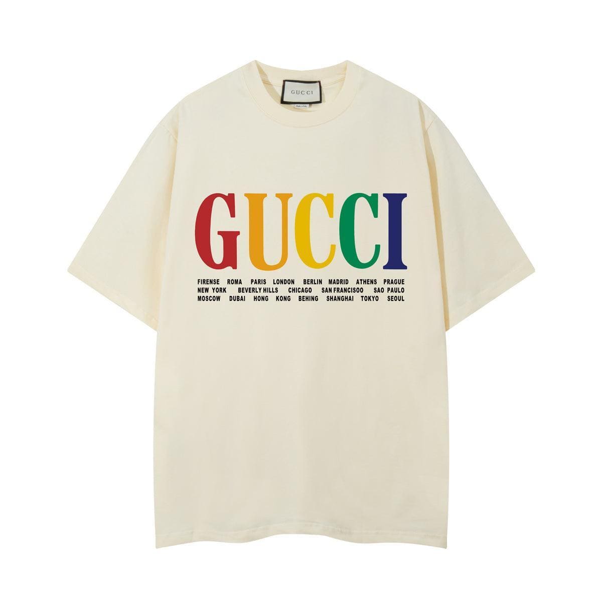 Gucci T-Shirt Without Collar 'Cream' | Banlieue91
