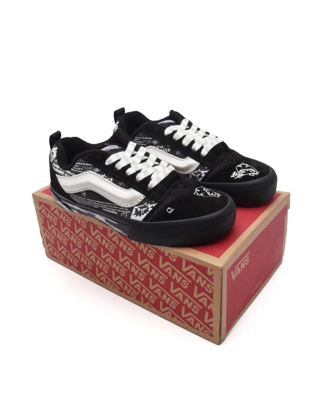 HIRONO x Vans Knu Skool 'Black/White' | Banlieue91