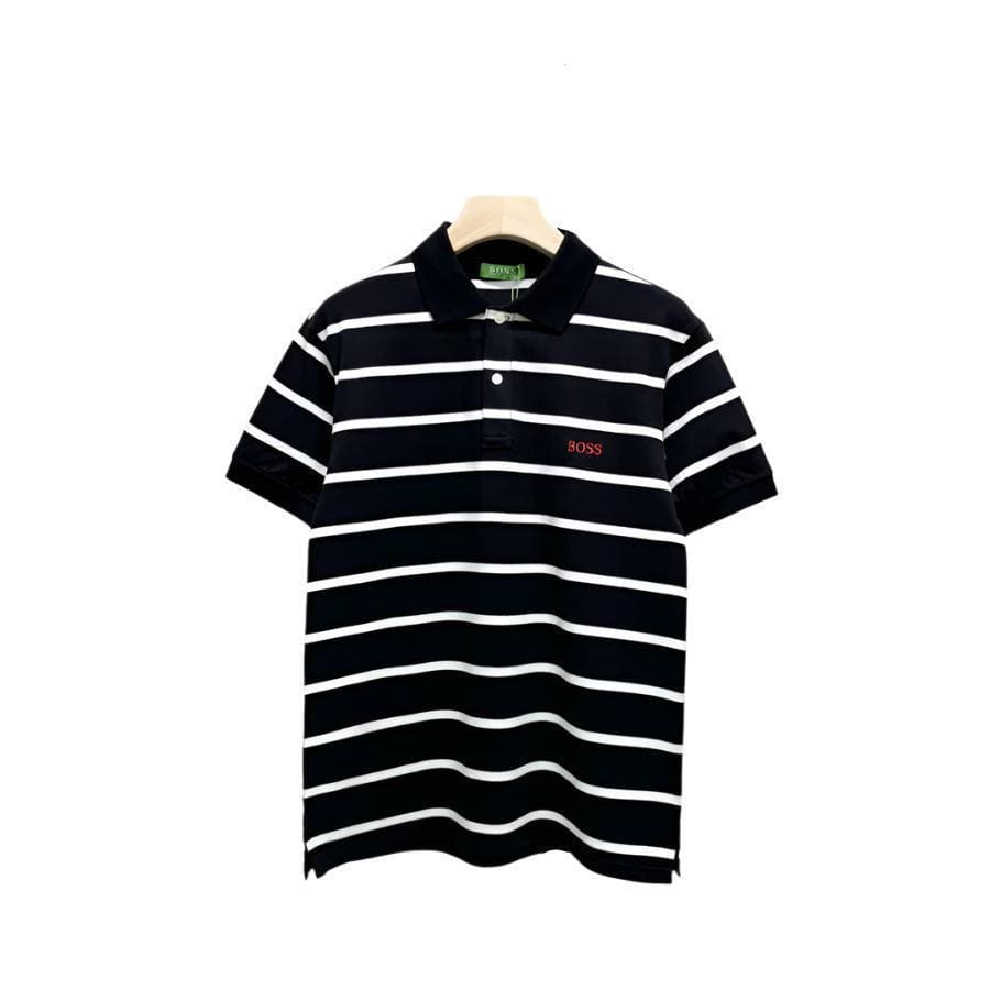 Hugo Boss Black T-Shirt with Collar | Banlieue91