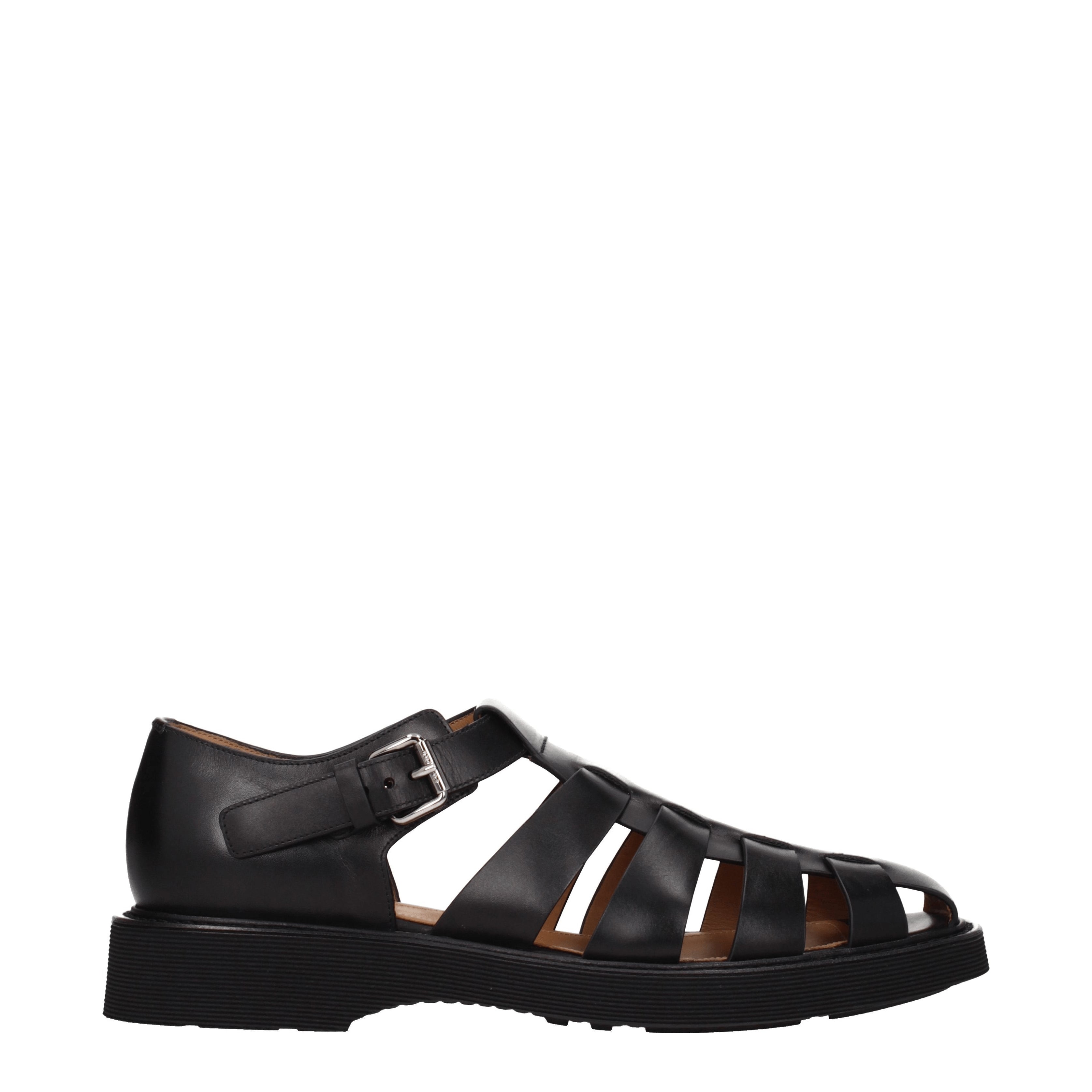 Church's Sandali Uomo Pelle Nero - Banlieue91 -