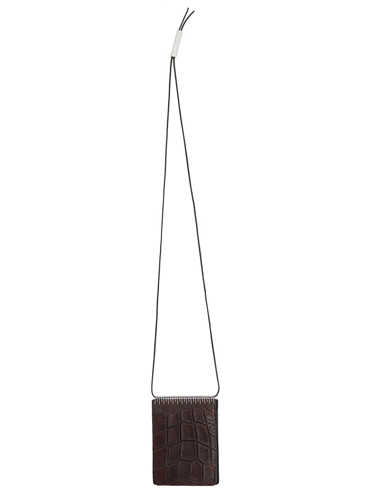 ISAAC SELLAM Mini Alligator Leather Wallet for Men | Banlieue91