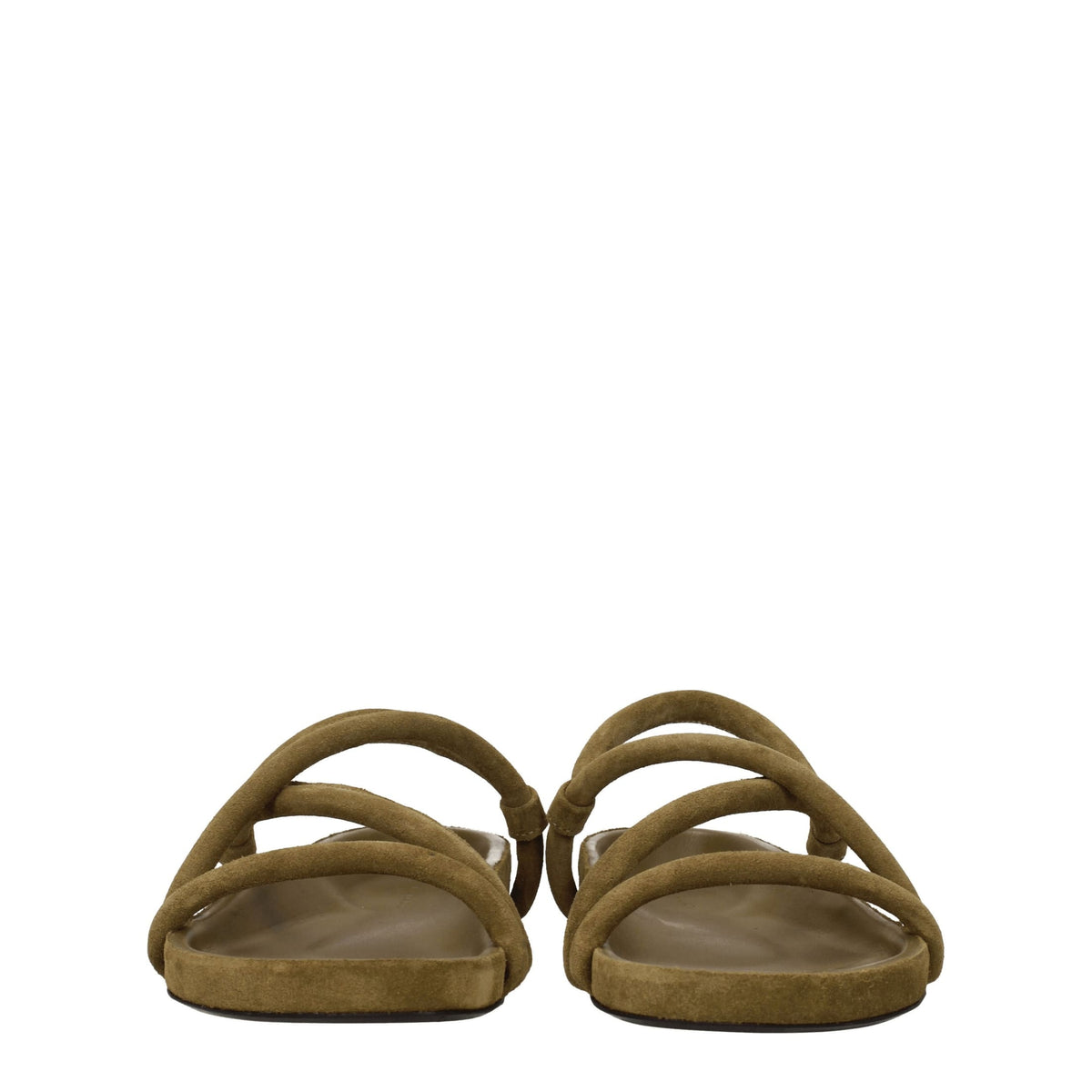 Isabel Marant Sandali Uomo Camoscio Verde/Talpa | Banlieue91