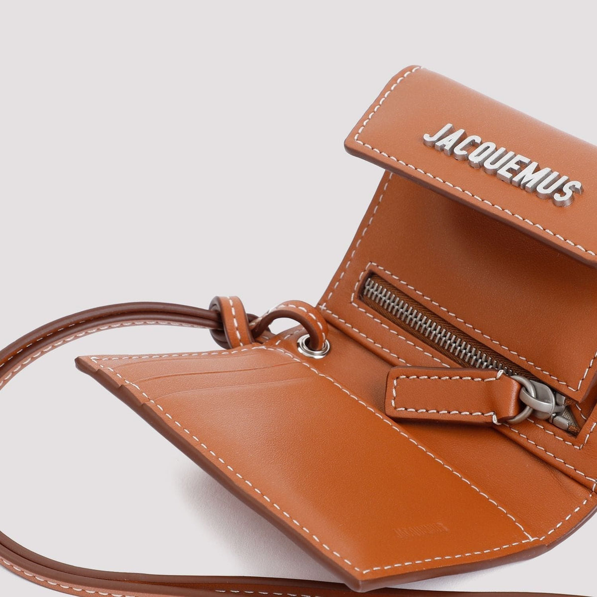 JACQUEMUS Mini Leather Crossbody Wallet | Banlieue91