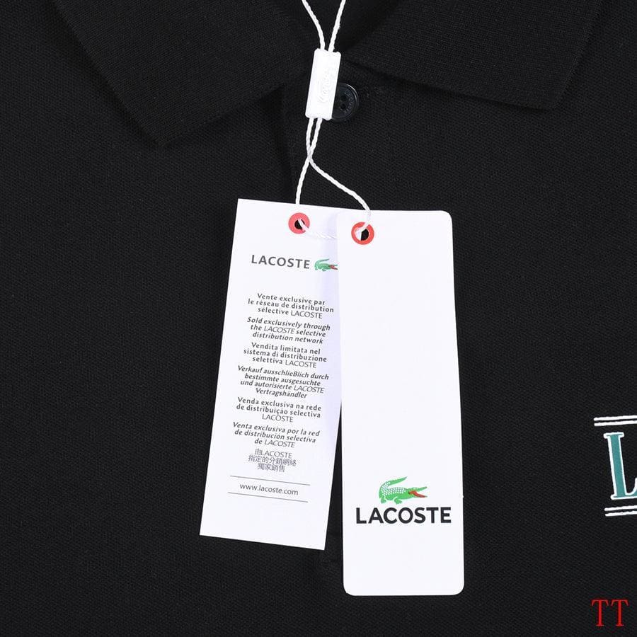 Lacoste Black T-shirt With Collar | Banlieue91