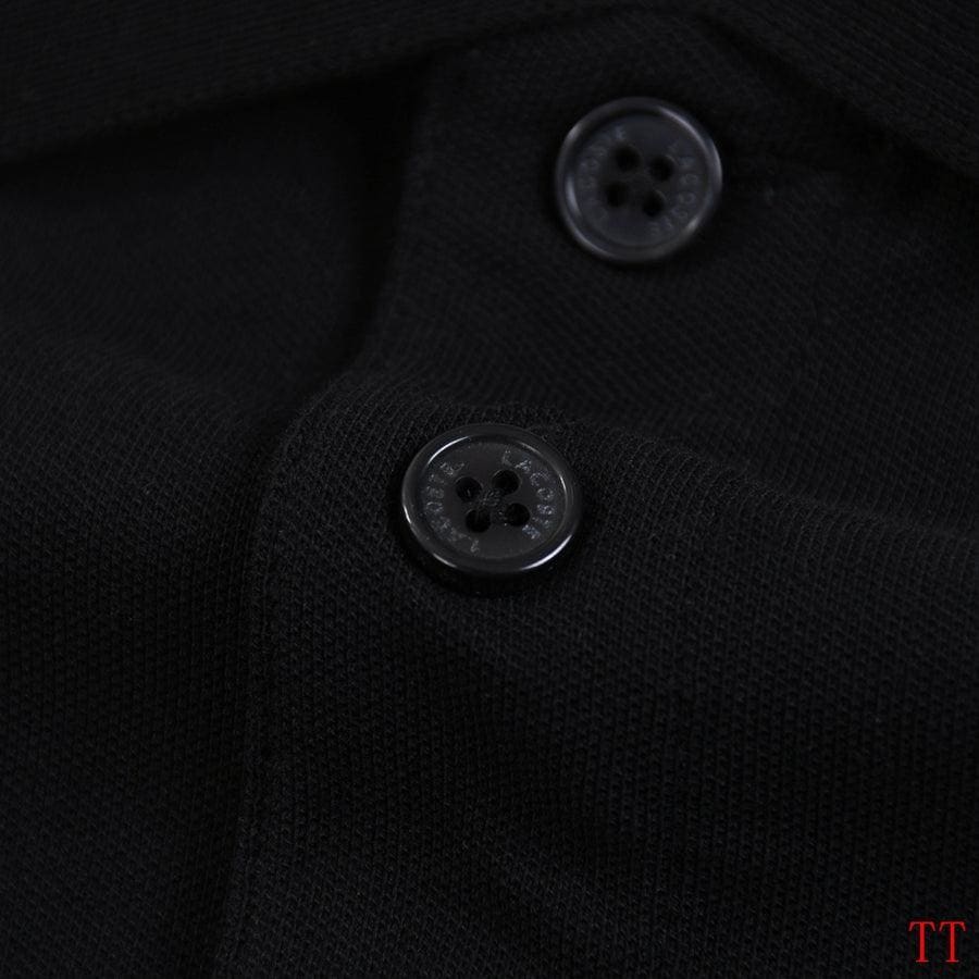 Lacoste Black T-shirt With Collar | Banlieue91