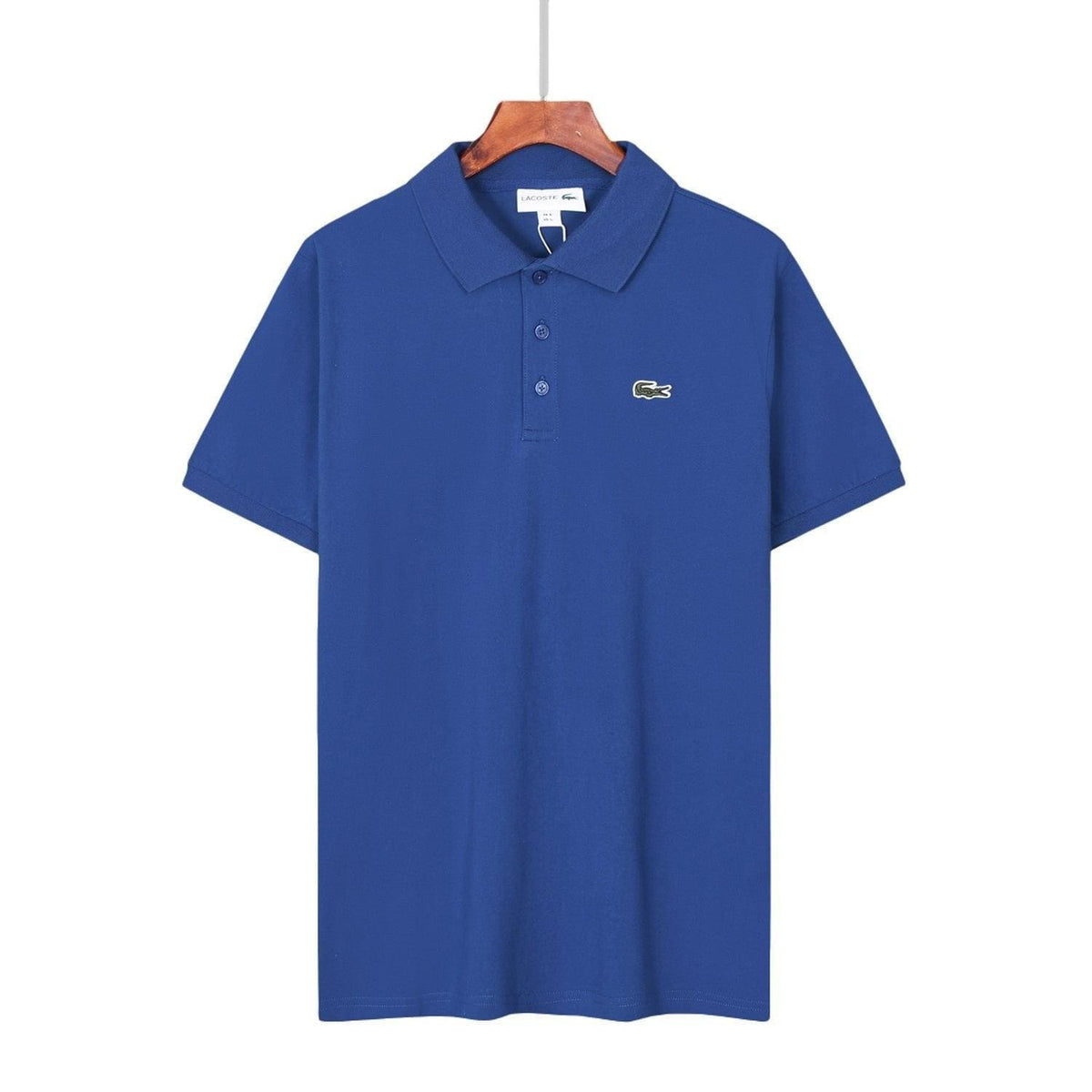 Lacoste Blue T-Shirt with Collar | Banlieue91