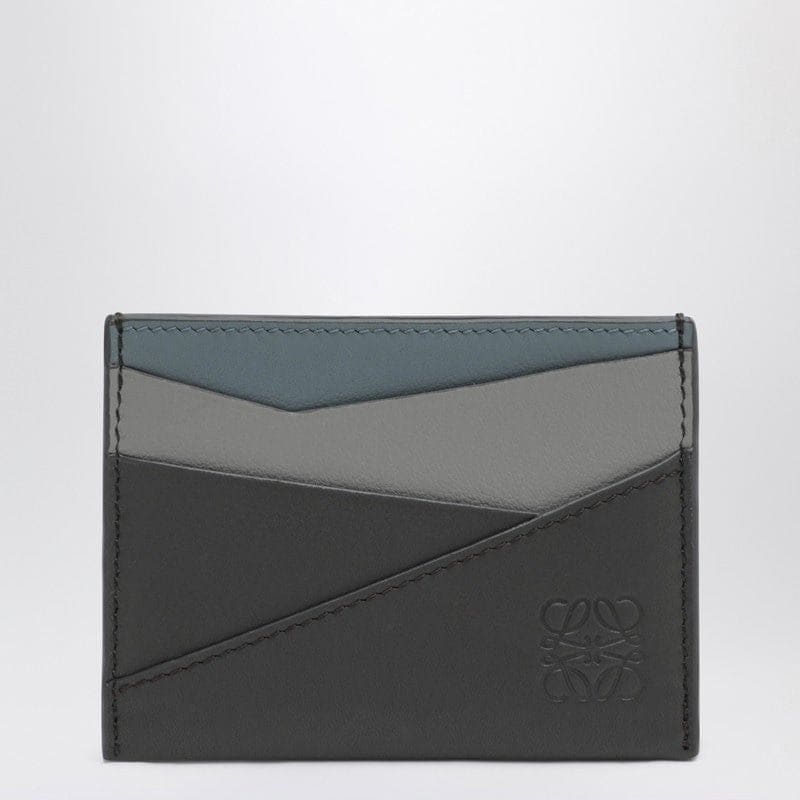 LOEWE Mini Geometric Leather Cardholder | Banlieue91