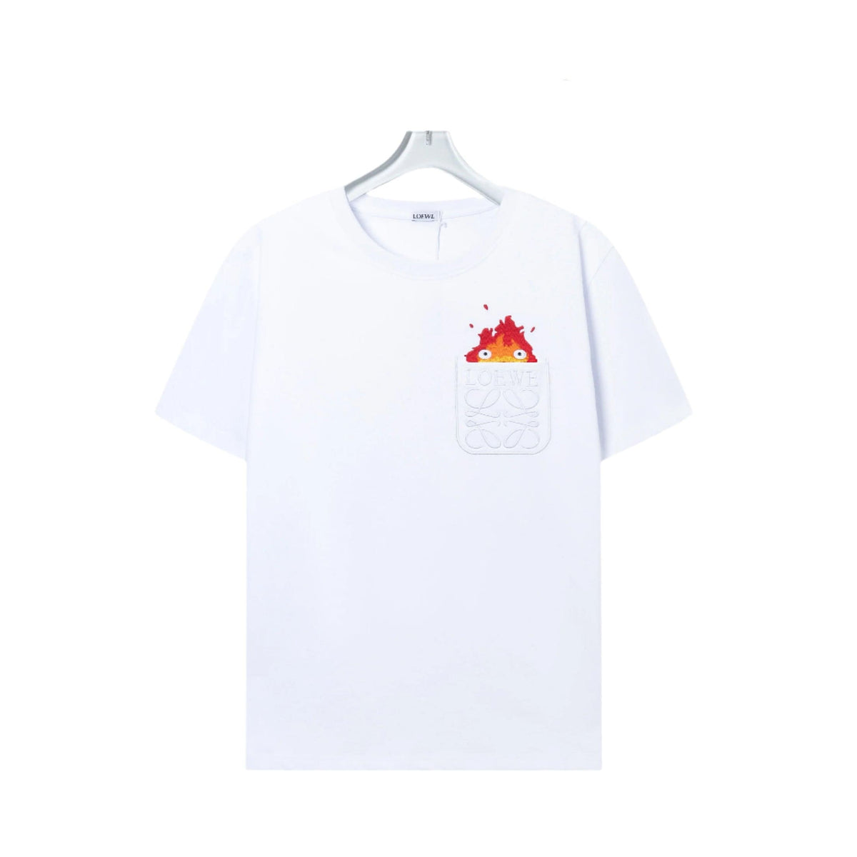 Loewe T-Shirt Without Collar 'White' | Banlieue91