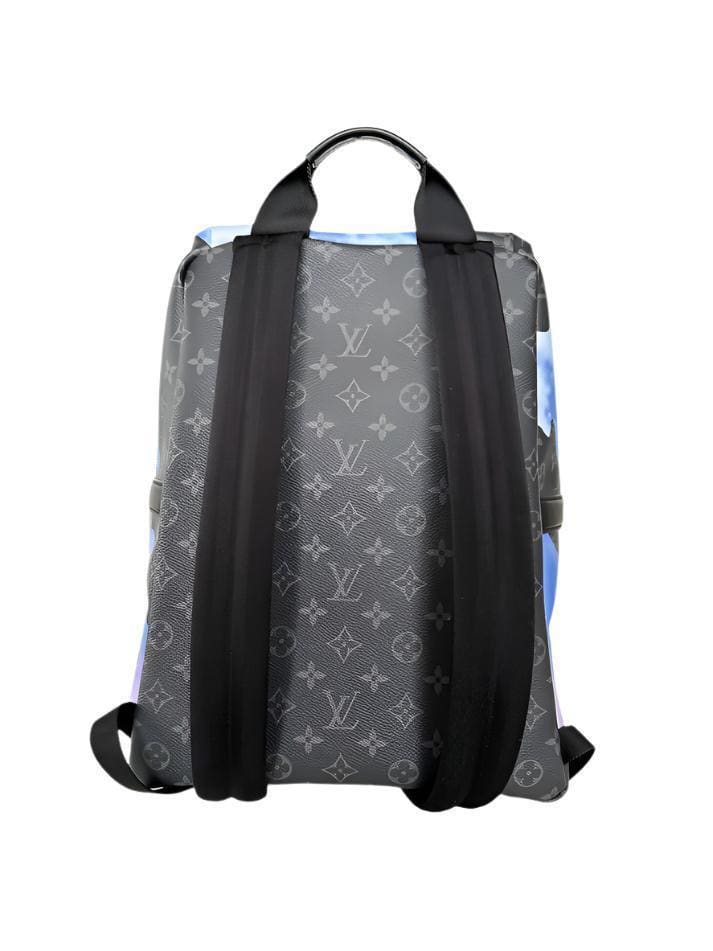 Louis Vuitton Blue Monogram Eclipse Online Exclusive Discovery Backpack | Banlieue91