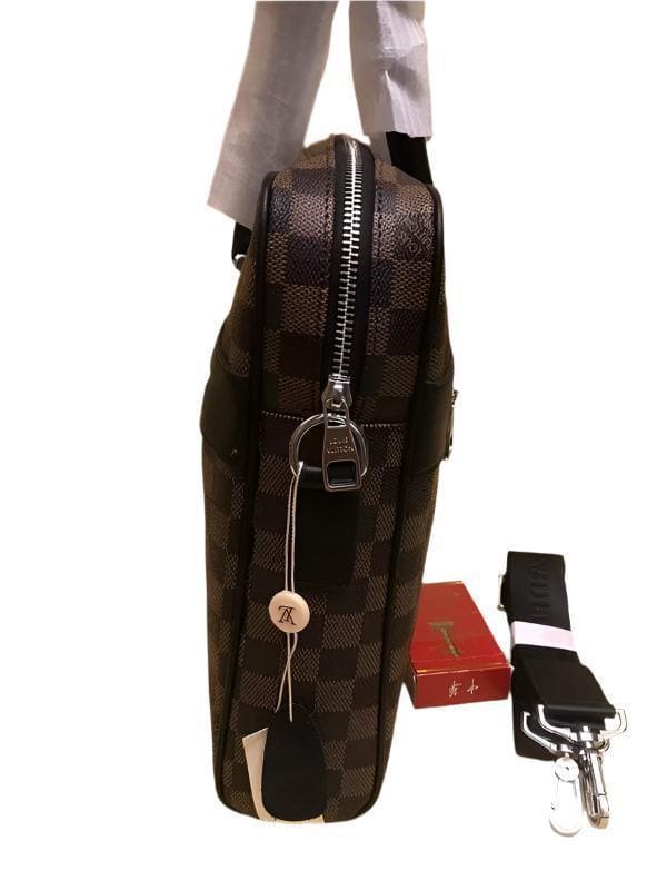 Louis Vuitton Brown Monogram Giant Empreinte Leather Onthego MM Men Bag | Banlieue91