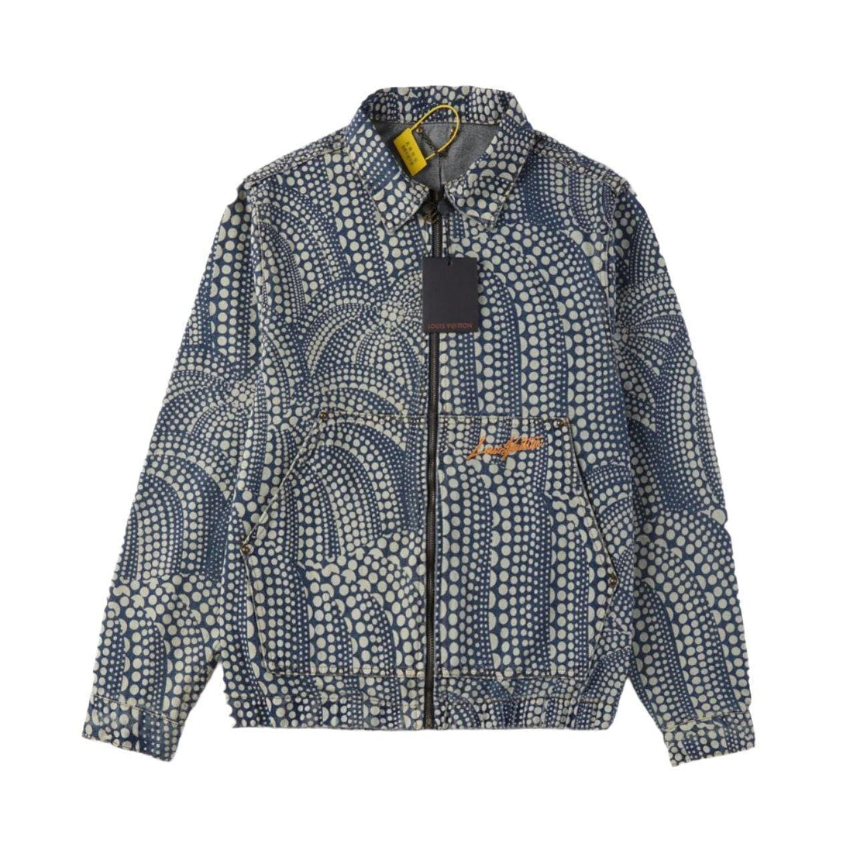 Louis Vuitton LV x YK All Over Pumpkin Denim Blouson Jacket | Banlieue91