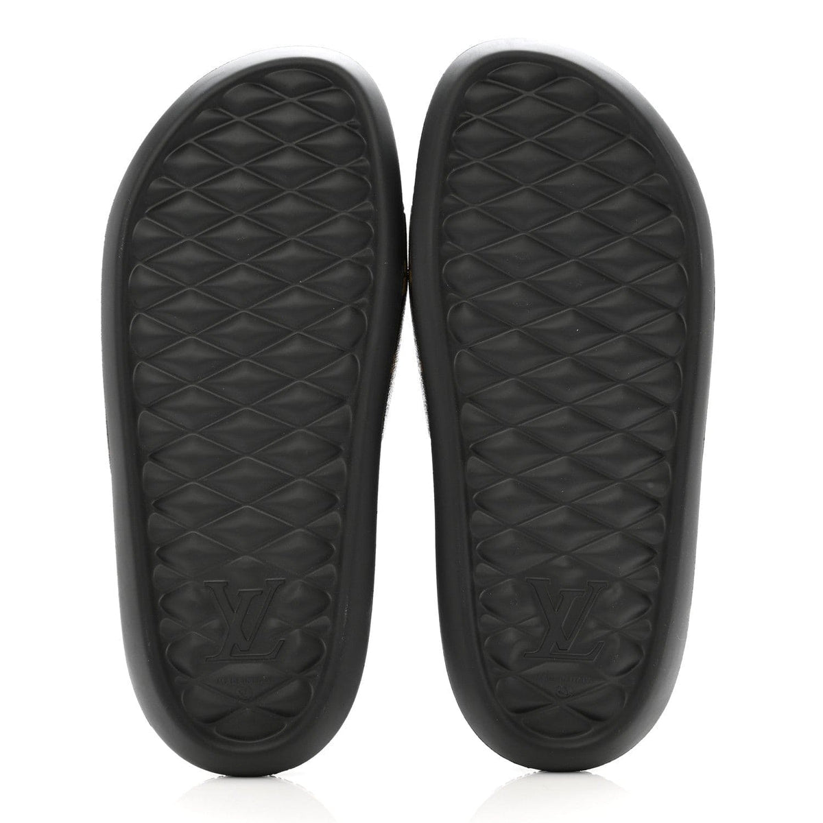 Louis Vuitton Rubber Monogram Men's Waterfront Mules 'Brown' | Banlieue91