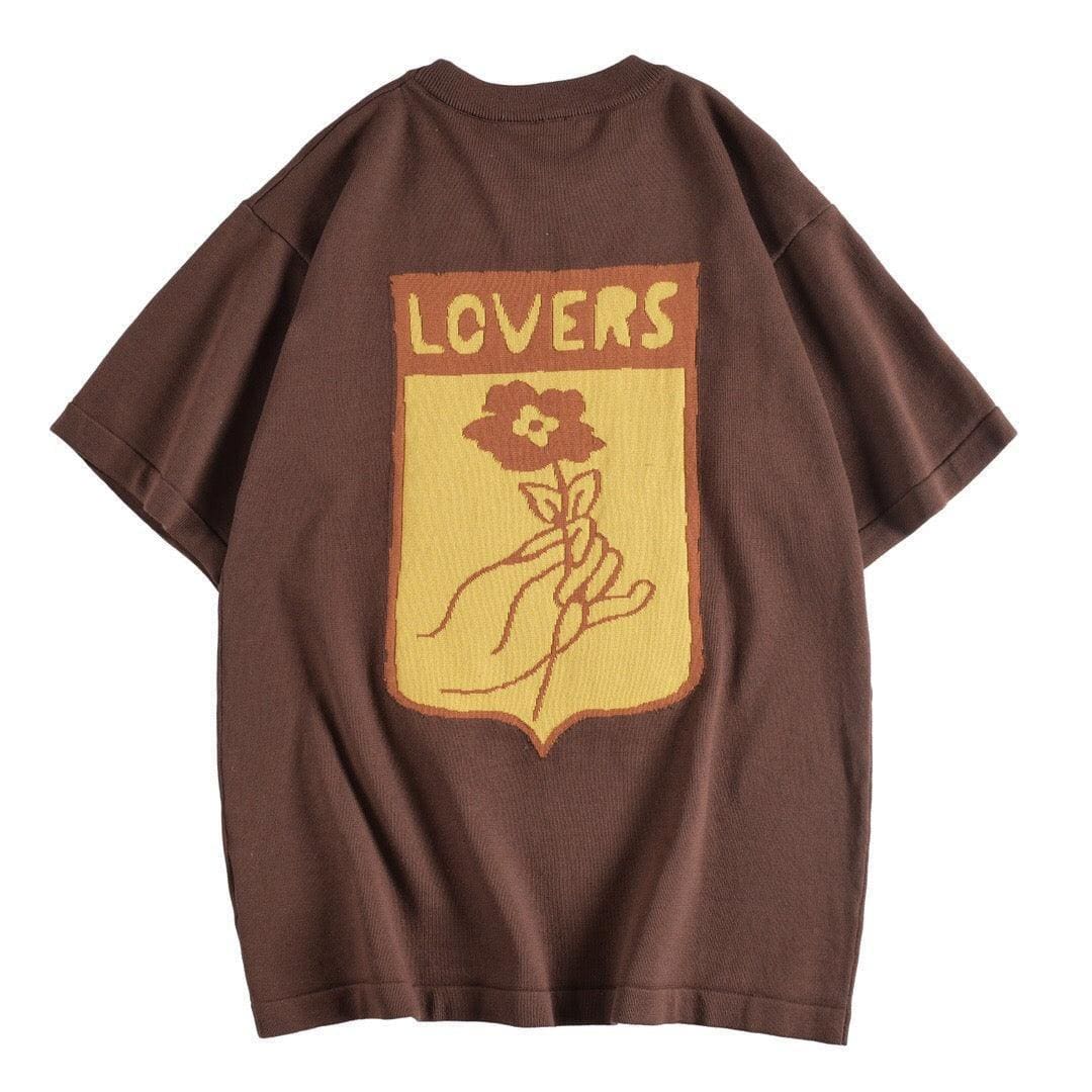 Louis Vuitton T-Shirt Without Collar 'Brown' | Banlieue91