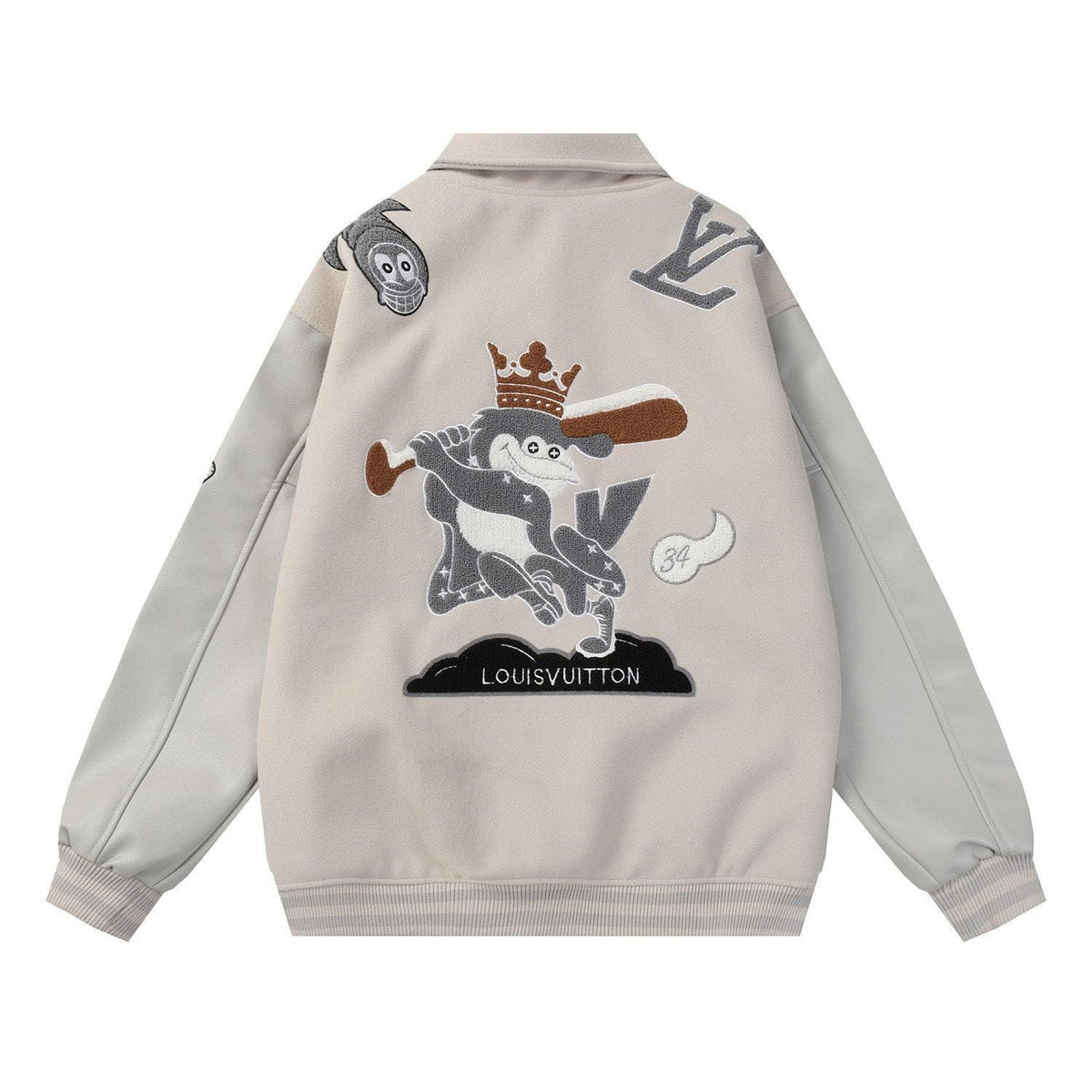 LOUIS VUITTON Varsity Jacket 'Beige' | Banlieue91