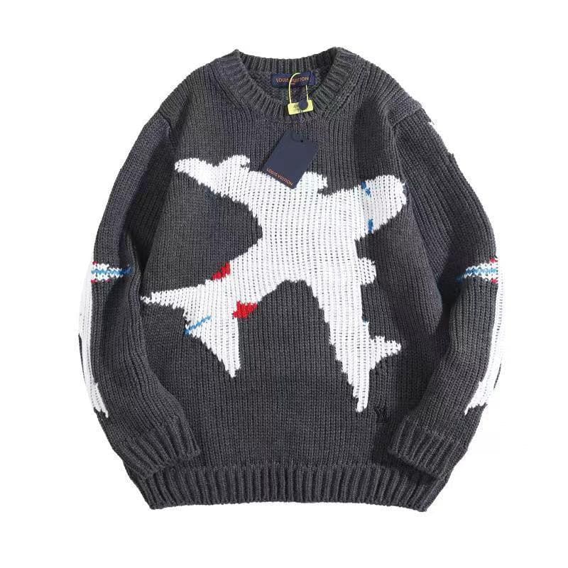Louis Vuitton × Virgil Abloh Plane Chunky Crewneck | Banlieue91