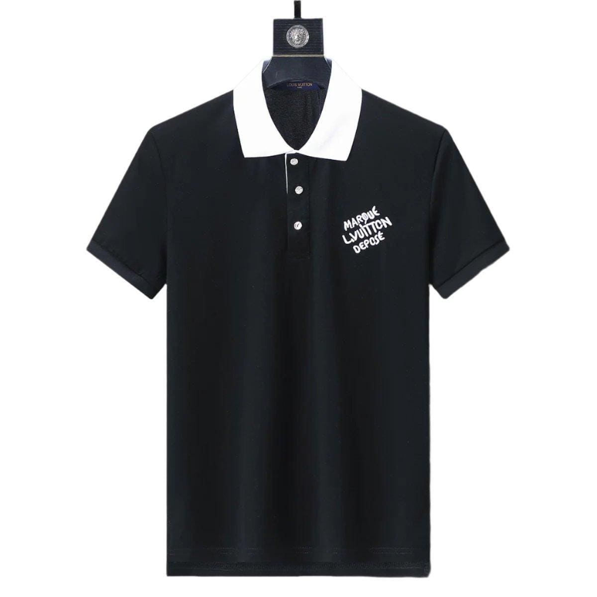 Louis Vuitton White T-Shirt with Collar | Banlieue91