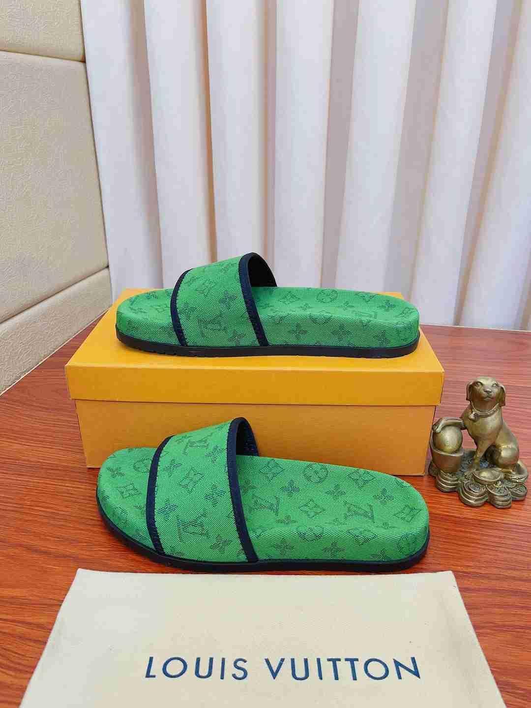 LV Sandals 'Green' | Banlieue91