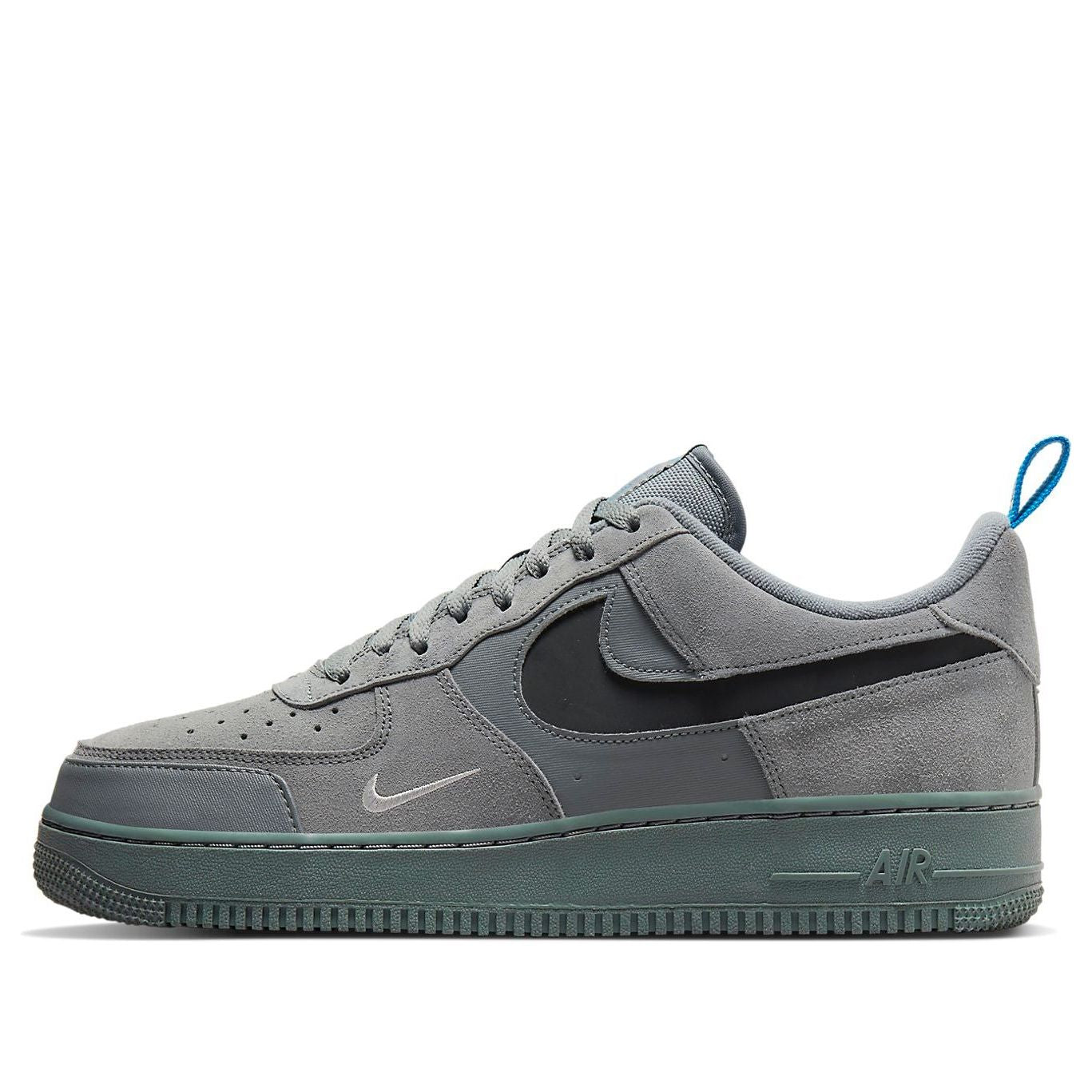 Air Force 1 Low 'Cut Out Swoosh - Grey' showcasing the sleek grey design with cut out logo accents.
