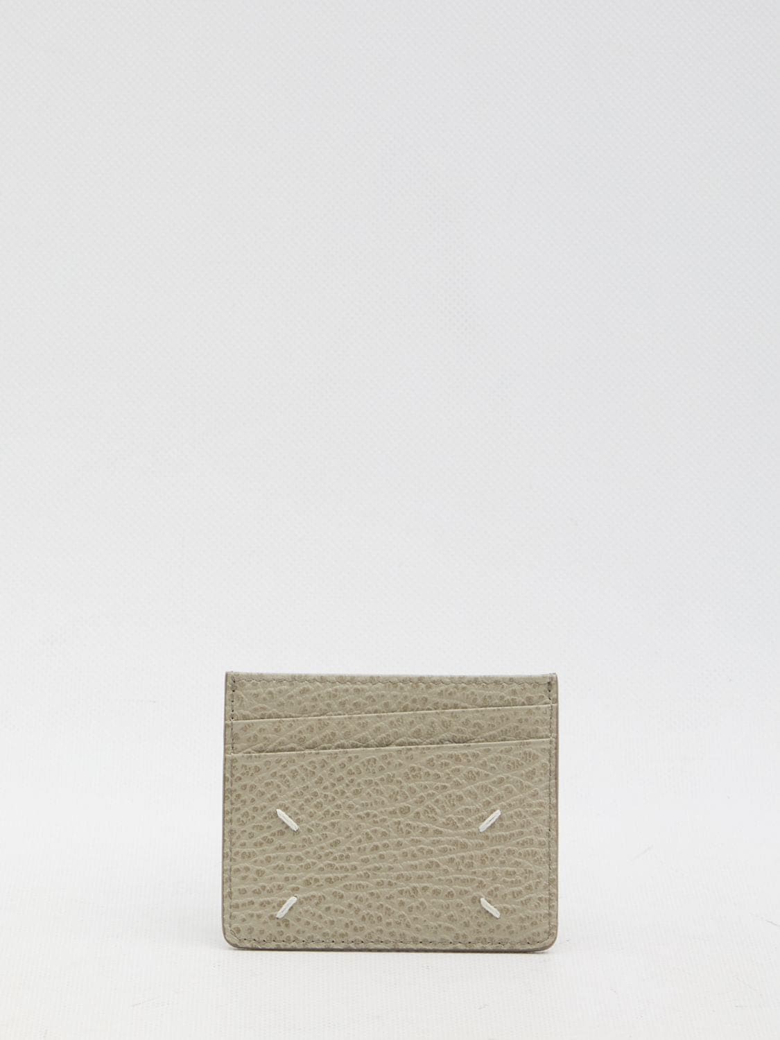 MAISON MARGIELA Grained Leather Mini Cardholder with Four Seams | Banlieue91