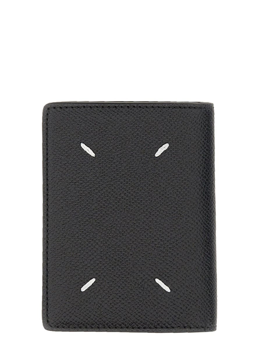 MAISON MARGIELA Mini Leather Card Holder for Men | Banlieue91