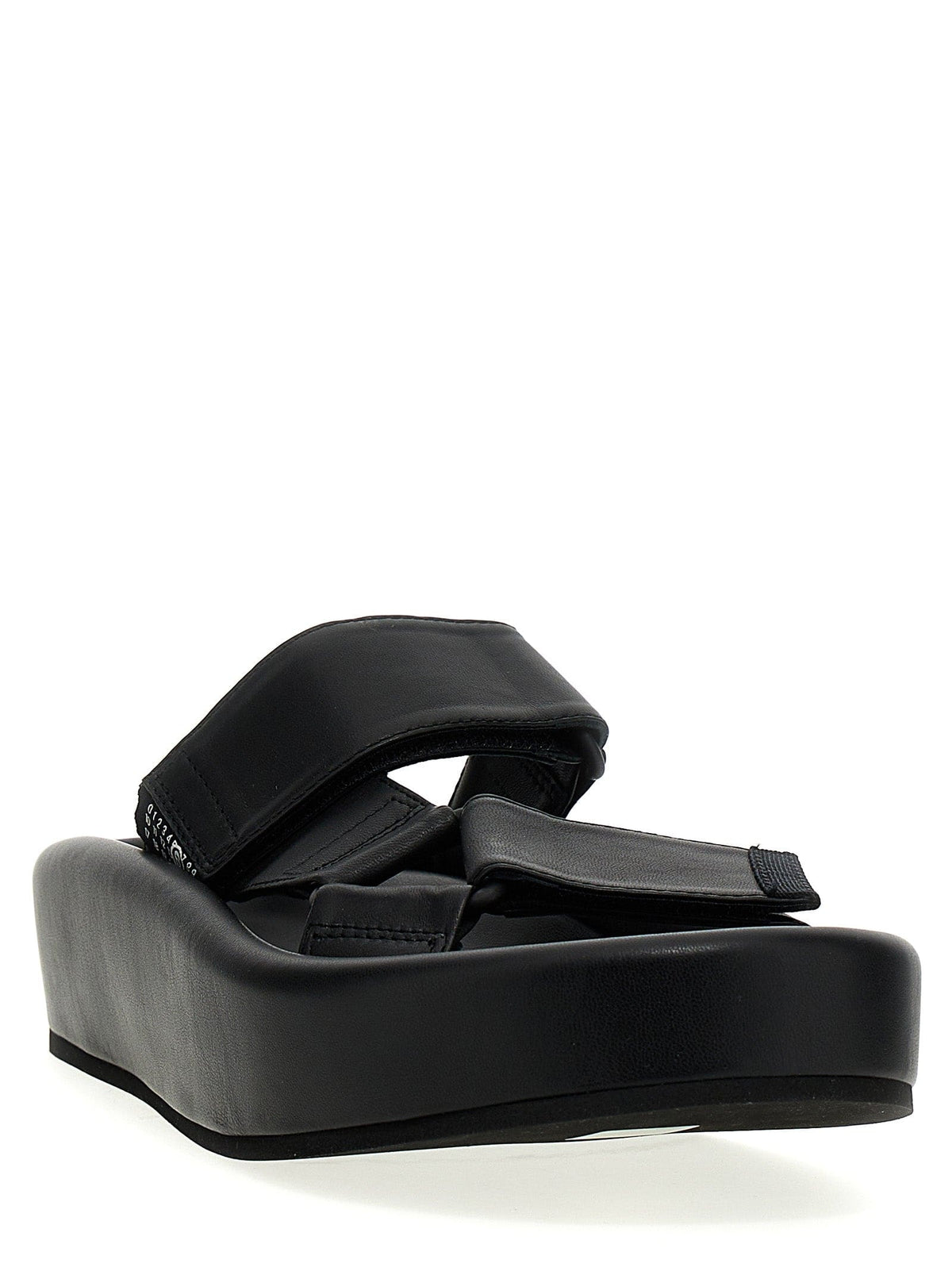 Mm6 Maison Margiela Leather Sandals | Banlieue91