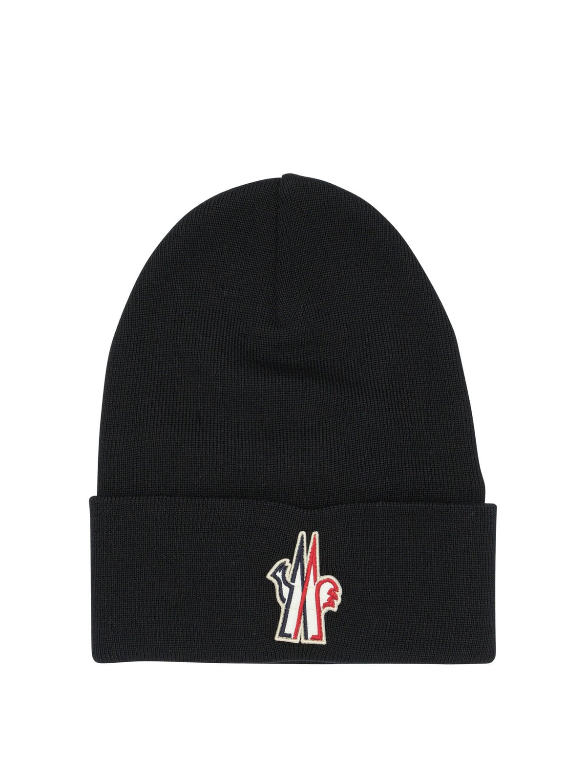 MONCLER GRENOBLE Classic Logo Wool Beanie for Men | Banlieue91